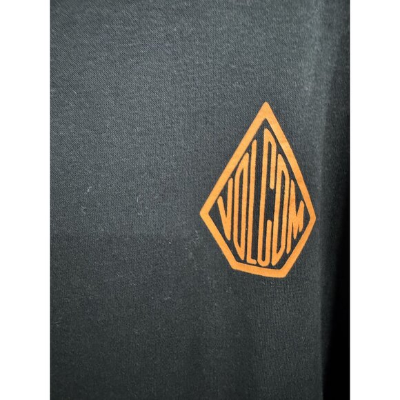 VOLCOM Men's Black RoundAbout Crew Sweatshirt SMALL - Picture 7 of 7